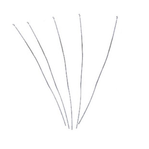 LOT de 40 ou 100 Tiges Clous à tête Boule 7cm x 0.7mm en métal argenté clair