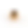 Lot de 5 perles rondes, métal doré 2mm