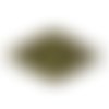 1 connecteur losange en métal bronze 15x8mm