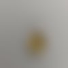 Pendentif jaune facettée cristal forme goutte sur argent 925