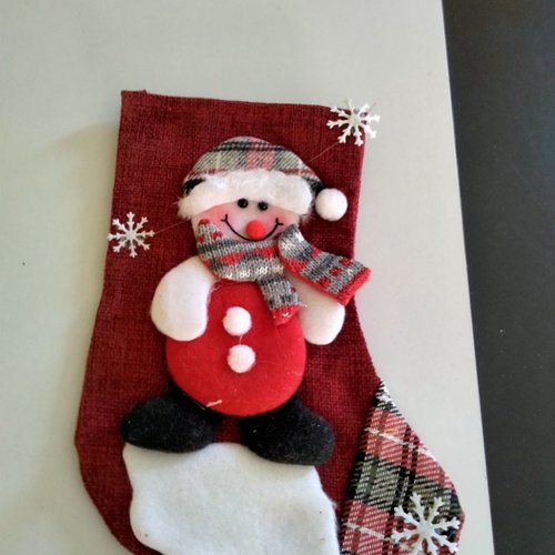 Accessoire noël chaussette à suspendre