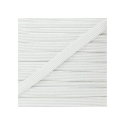 10 mètres élastique plat professionnel de couture blanc