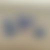 Lot de 3 breloques de fleurs creuses en acrylique