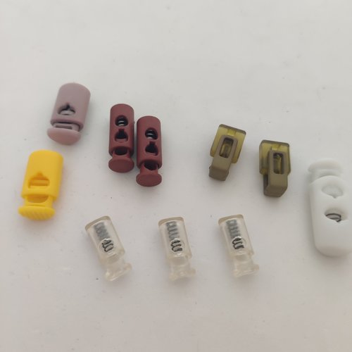 Lot de 10 boutons poussoir rectangulaire