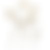 4 paires support boucles d'oreilles tiges calottes boules en plaqué or 14k  avec  boutons poussoirs