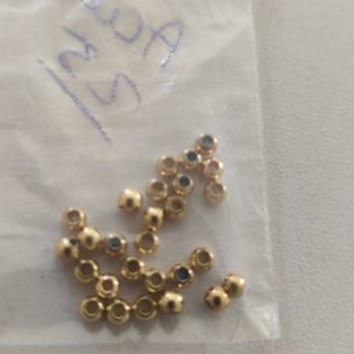 5 perles connecteurs bélière en acier inoxydable or