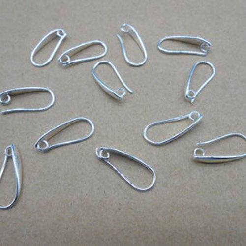 Une paire de crochets en argent 925 pour boucles d'oreilles