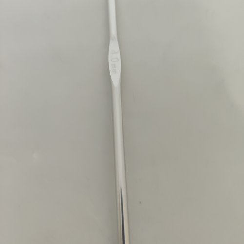 1 crochet inox gris no4