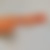 Lot de chutes de  rufflette ruban fronceur orange pour rideaux