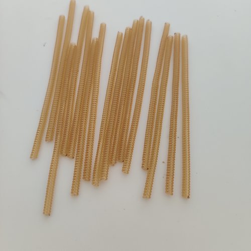 Réajusteur  de bague spirale en silicone transparent or