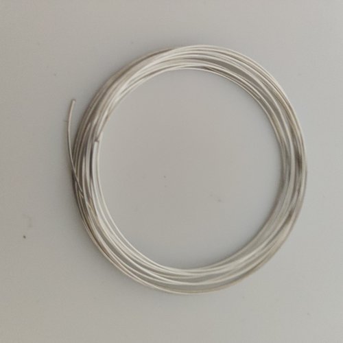 Tours fil en acier argent inoxydable 0.6mm à mémoire de forme pour bracelet,