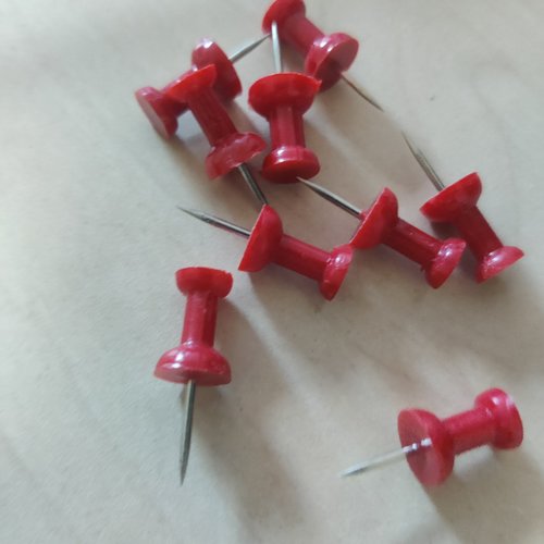 8 rainbow  broches de carte push pins tacks pour la maison, le bureau, le tableau d’affichage en liège