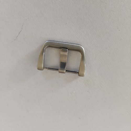 Boucle à ardillon acier brossé pour bracelet montre