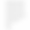 Chainettes d'extension 7.50cm double fermoir acier argent ou or