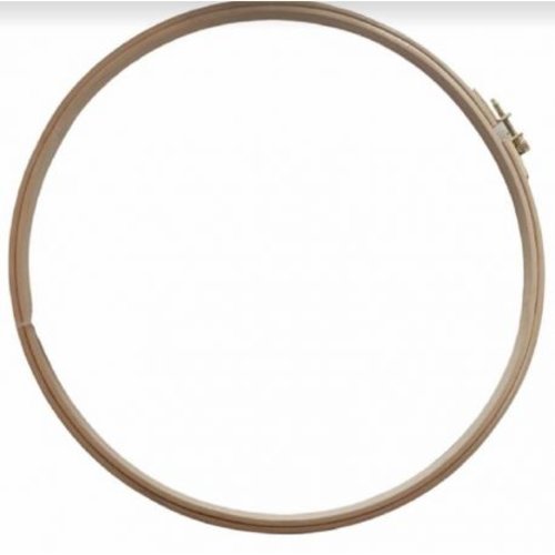 Cercle en bois tambour à broder bambou 20 cm de diamètre