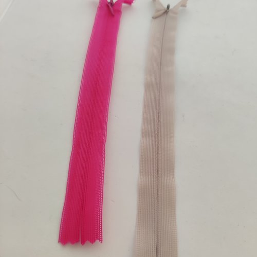Lot de 2 fermetures invisibles