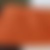 Voilage polyester couleur rouille