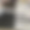 Lot de 7 bandes dentelle coton blanc et noir