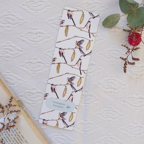 Marque-page mésanges