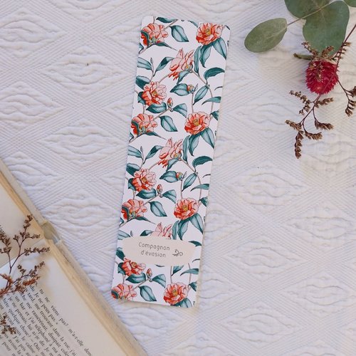 Marque-page camélias