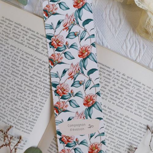 Marque-page camélias