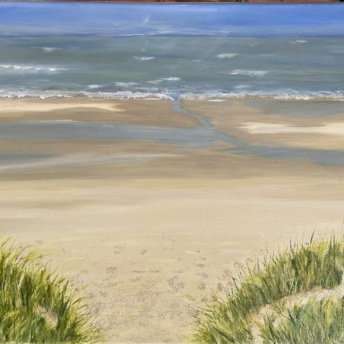 La mer - tableau peinture à l’huile