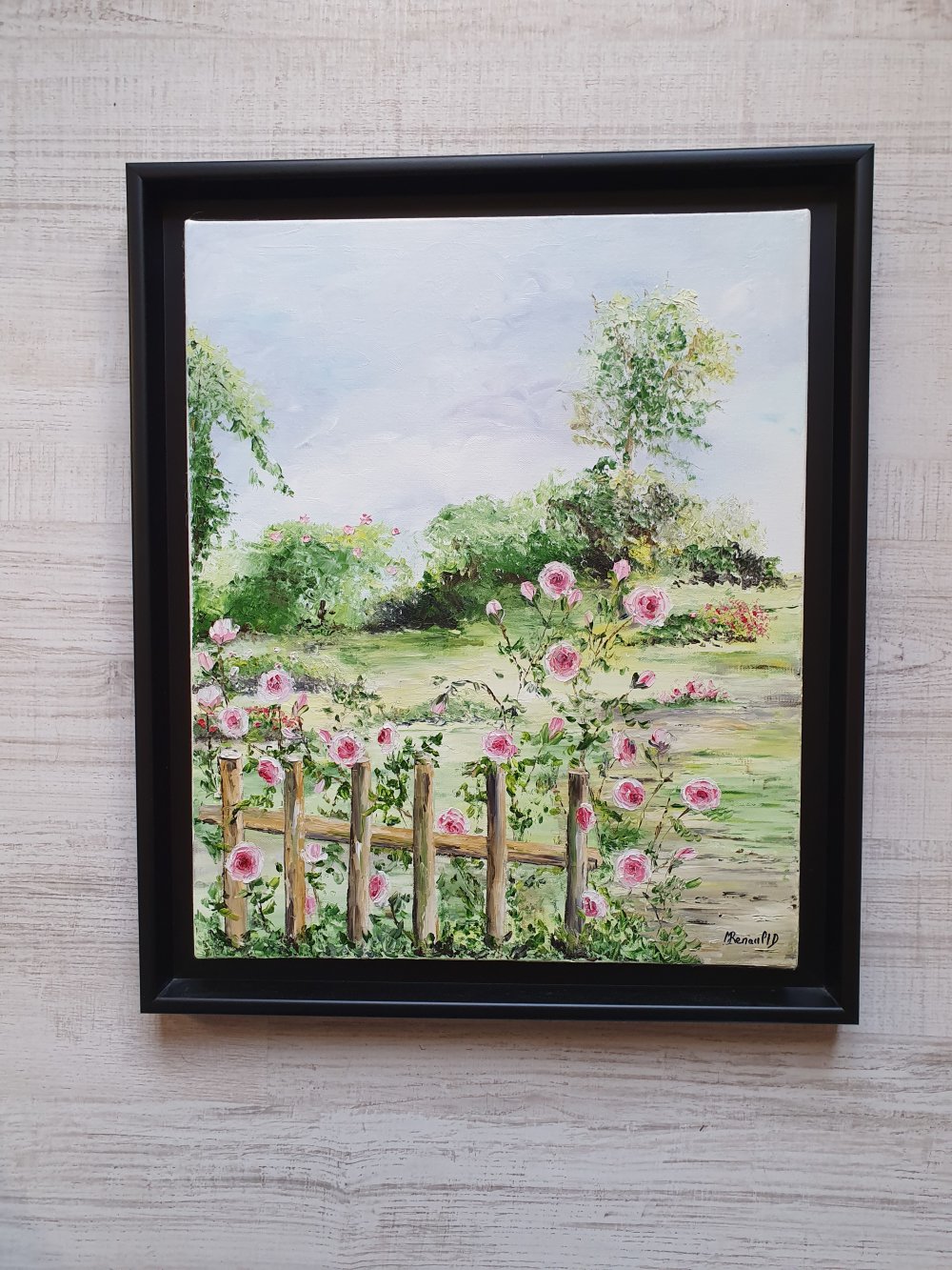 Impressions sur toile Jardin des roses - Roses - Fleurs - Tableaux