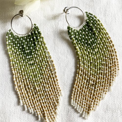 Boucles d'oreilles forêt