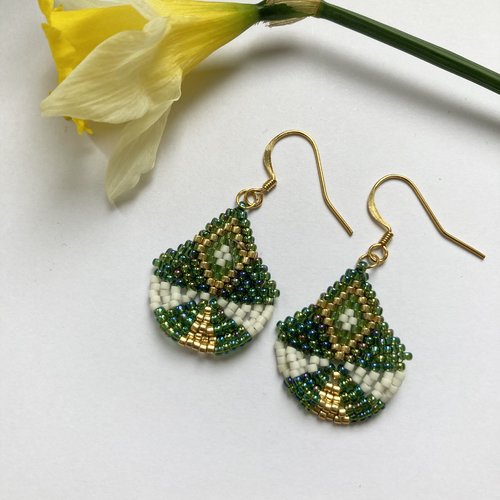Boucles d'oreilles gouttes nevada
