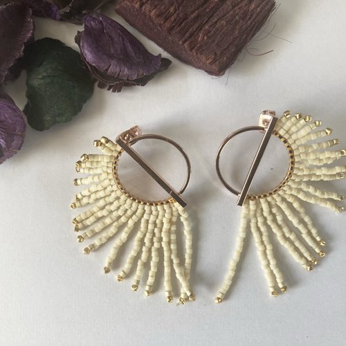 Boucles d'oreilles soleil