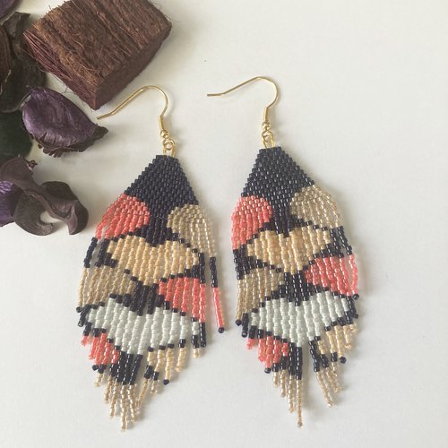 Boucles d'oreilles pendantes coeur
