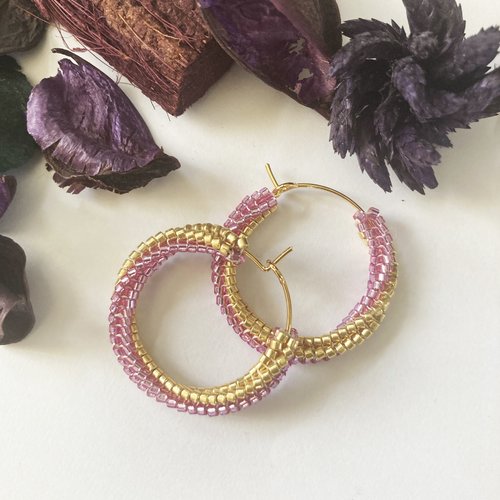 Boucles d'oreilles créoles