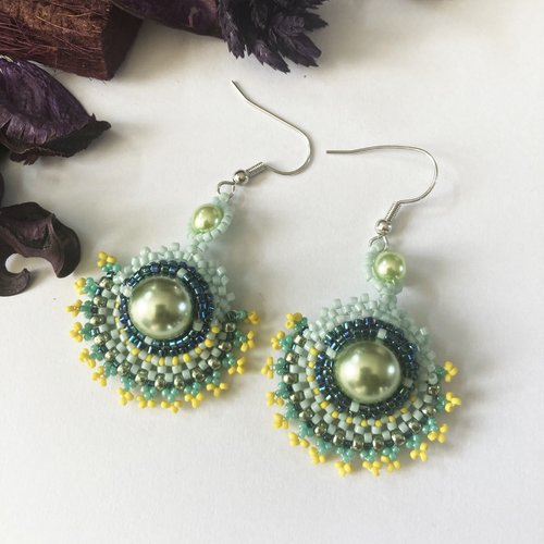 Boucles d'oreilles pendantes