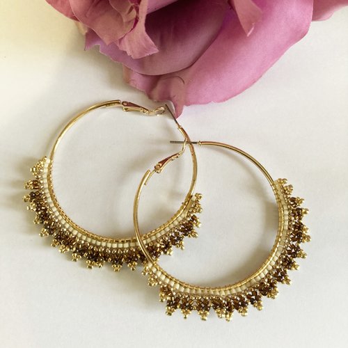 Boucles d'oreilles automne