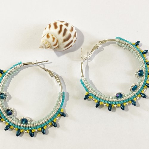 Boucles d'oreilles créoles