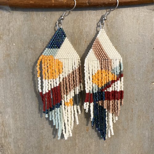 Boucles d'oreilles pop art