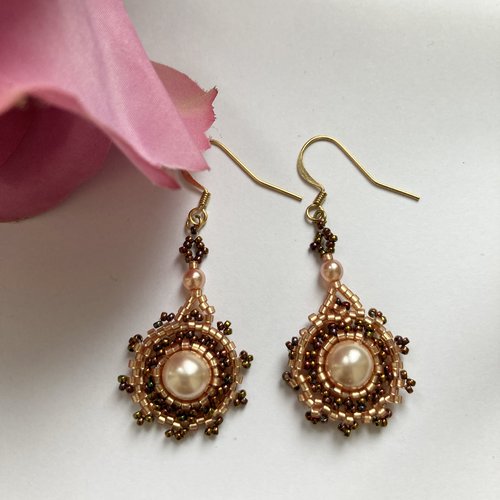 Boucles d'oreilles baroque