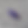Sequin émaillé navette violet - 24x10mm