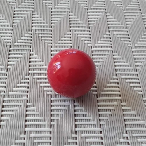 Perle musicale rouge laquée de 16mm pour bola de grossesse.