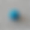 Perle musicale 16mm bleu turquoise laquée pour bola de grossesse.