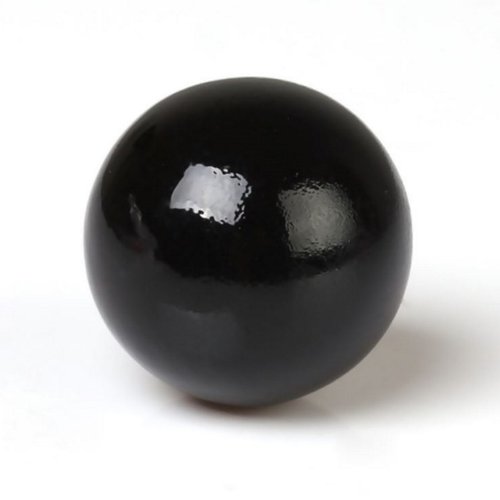 Perle musicale 18mm noir laquée pour bola de grossesse. bille sonore. bola noir.