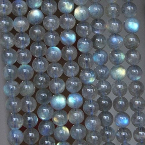 X17 perles de labradorite de 8mm, haute qualité. perles rondes 100% naturelles, non traitées, non teintées.