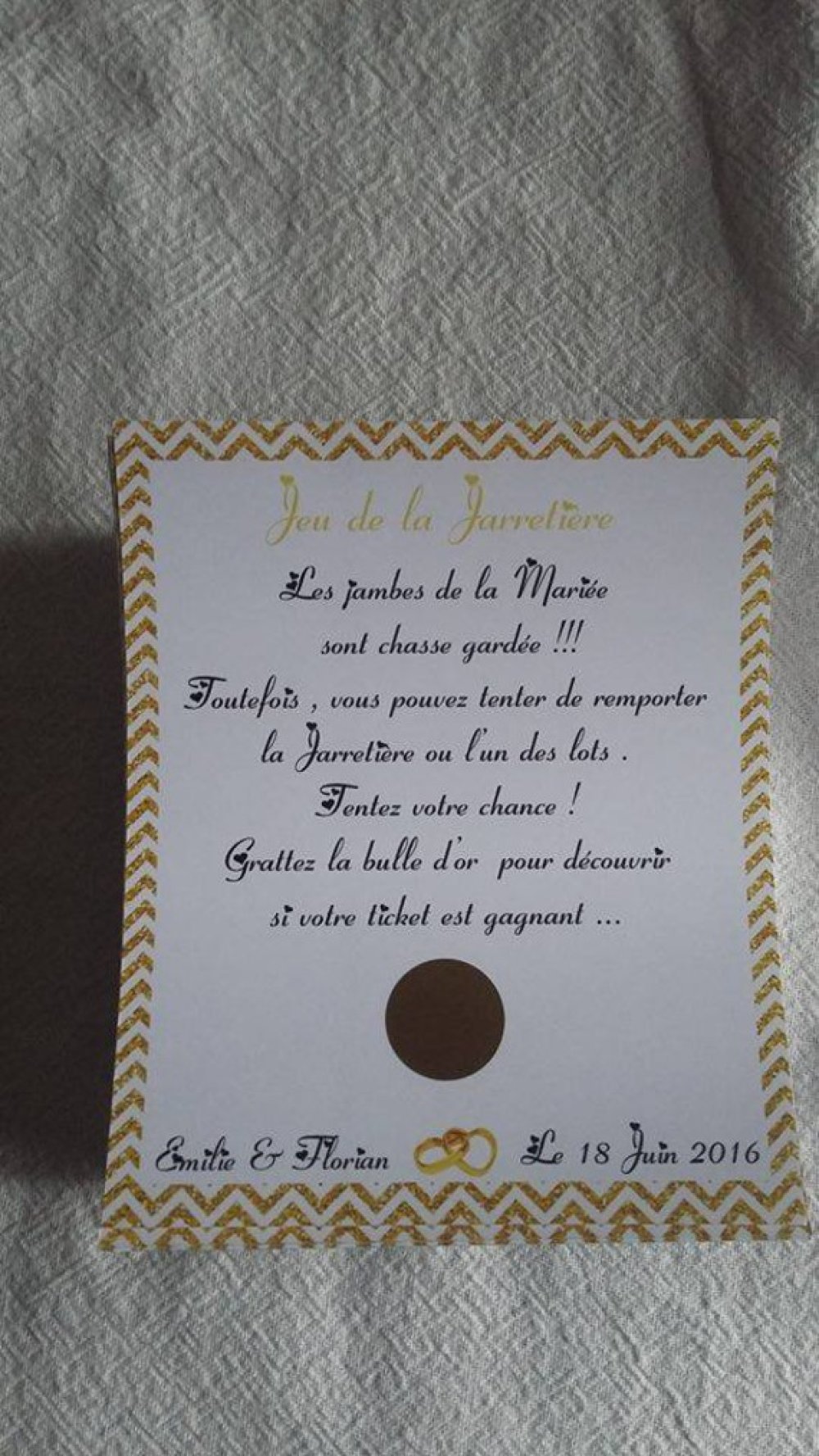 5 cartes a gratter - ticket gagnant - cadeau amoureux pour homme