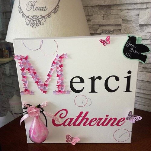 Cadeaux de fin d'année pour maitresse , maitre , atsem , cadre /toile