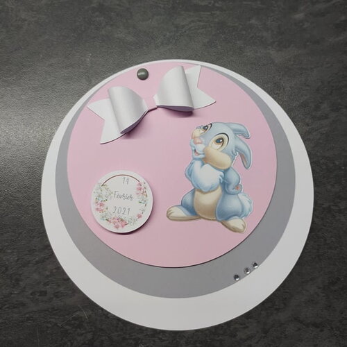 Panpan / faire part baptême, anniversaire, naissance  avec ou sans  photo