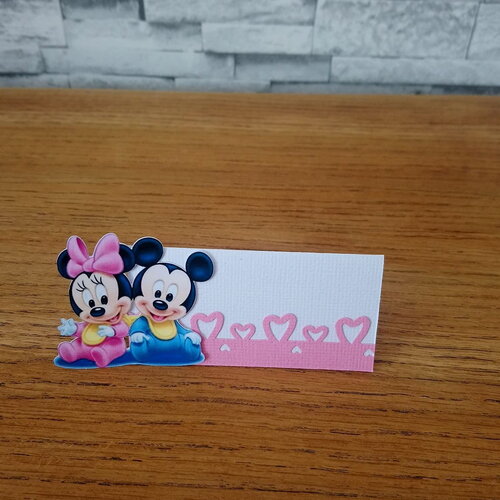 Lot de 10 marque place mickey  baby et minnie baby