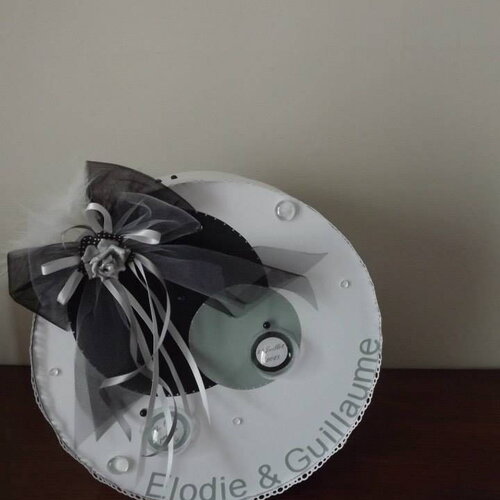 Urne de mariage , thème bulles , couleurs et personnalisation aux choix