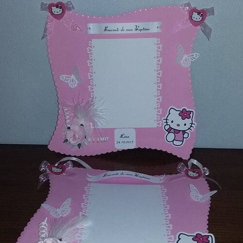Cadres pour parrain &amp; marraine  h. kitty