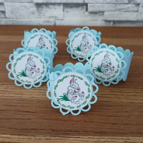 Lot de 10 rond de serviette panpan