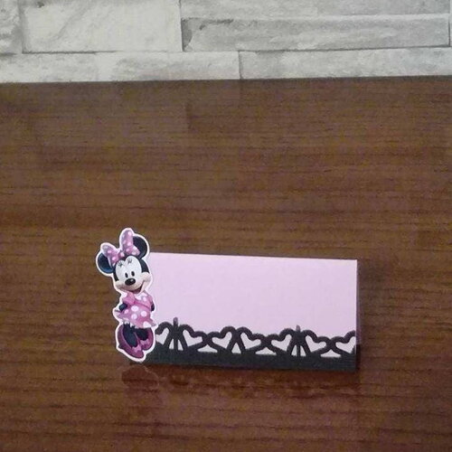 Lot de  marque place minnie , rose pâle  et noir